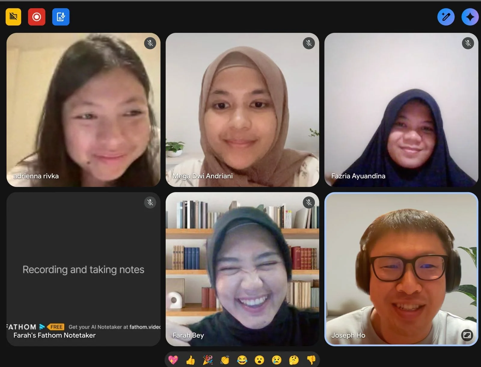Participants in a previous small-group coaching session